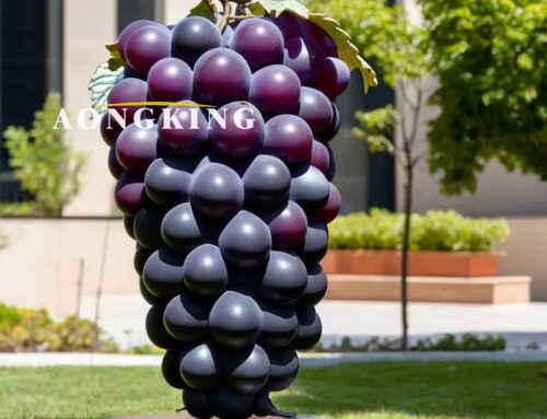 Realistic fruit ripe grape fiberglass sculpture